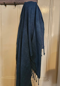 Lao Cotton Scarf Indigo