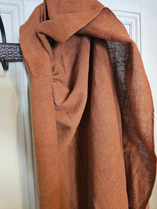 Lao Cotton Scarf Cinnamon