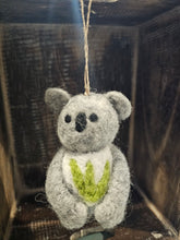 Load image into Gallery viewer, Hanging Felt Koala Fawn