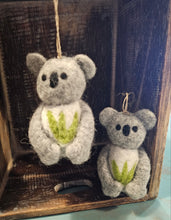 Load image into Gallery viewer, Hanging Felt Koala Fawn