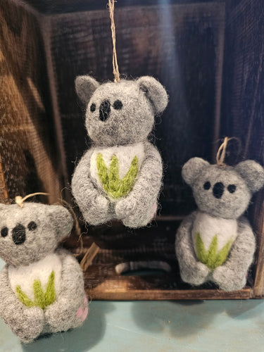 Hanging Felt Koala Fawn