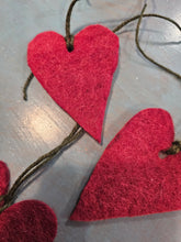 Load image into Gallery viewer, Red Rustic Hearts