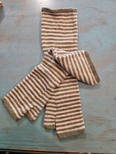 Load image into Gallery viewer, Long Stripey Mitts