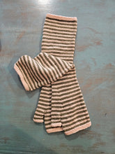 Load image into Gallery viewer, Long Stripey Mitts