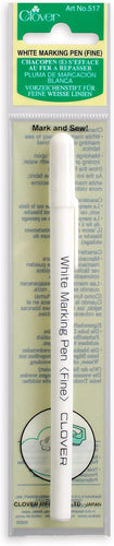 Clover White Marking Pen Fine