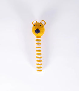 Tiger Bub Rattle - Mustard