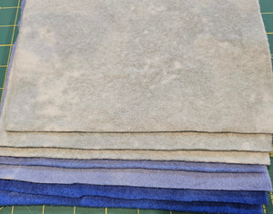Hand Dyed Wool Felt Sheets Large