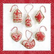 Load image into Gallery viewer, Embroidery Tree Decorations Kit