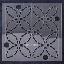 Load image into Gallery viewer, Sashiko Template 4 Inch Shippou - Seven Treasures