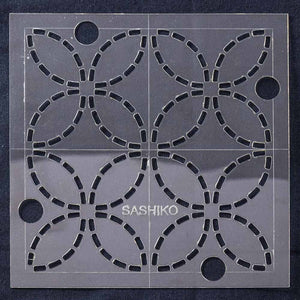 Sashiko Template 4 Inch Shippou - Seven Treasures