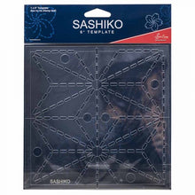 Load image into Gallery viewer, Sashiko Template 6 Inch Asa No Ha - Hemp Leaf