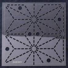 Load image into Gallery viewer, Sashiko Template 6 Inch Asa No Ha - Hemp Leaf