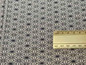 Japanese Fabric Asanoha: Taupe