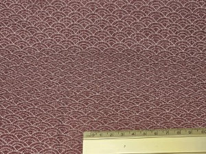 Japanese Fabric: Seigaiha RED