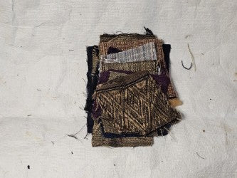 WOVEN FABRIC REMENANTS small #8