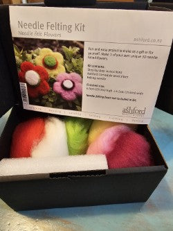 Needle Felting Kit - Flowers