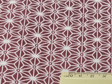 Load image into Gallery viewer, Japanese Fabric: Asonoha Red