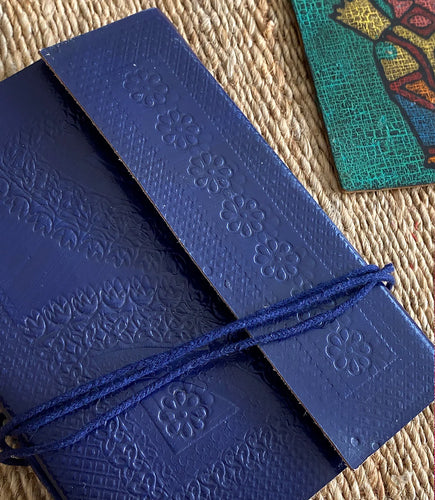 Treeless Paper & Eco-Leather Journal - Persian Blue