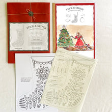 Load image into Gallery viewer, Embroidery Festive Stocking Kit