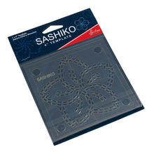 Load image into Gallery viewer, Sashiko Template Sakura Cherry Blossom 4&quot; tmplate