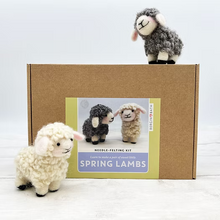 Load image into Gallery viewer, Needle Felting Kit: Spring Lambs