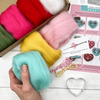 Needle Felting Kit: Hearts
