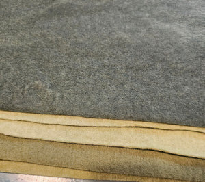 Hand Dyed Wool Felt Sheets Large