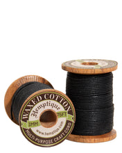 Load image into Gallery viewer, Waxed Cotton Cord on Wood Spools