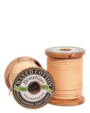 Load image into Gallery viewer, Waxed Cotton Cord on Wood Spools