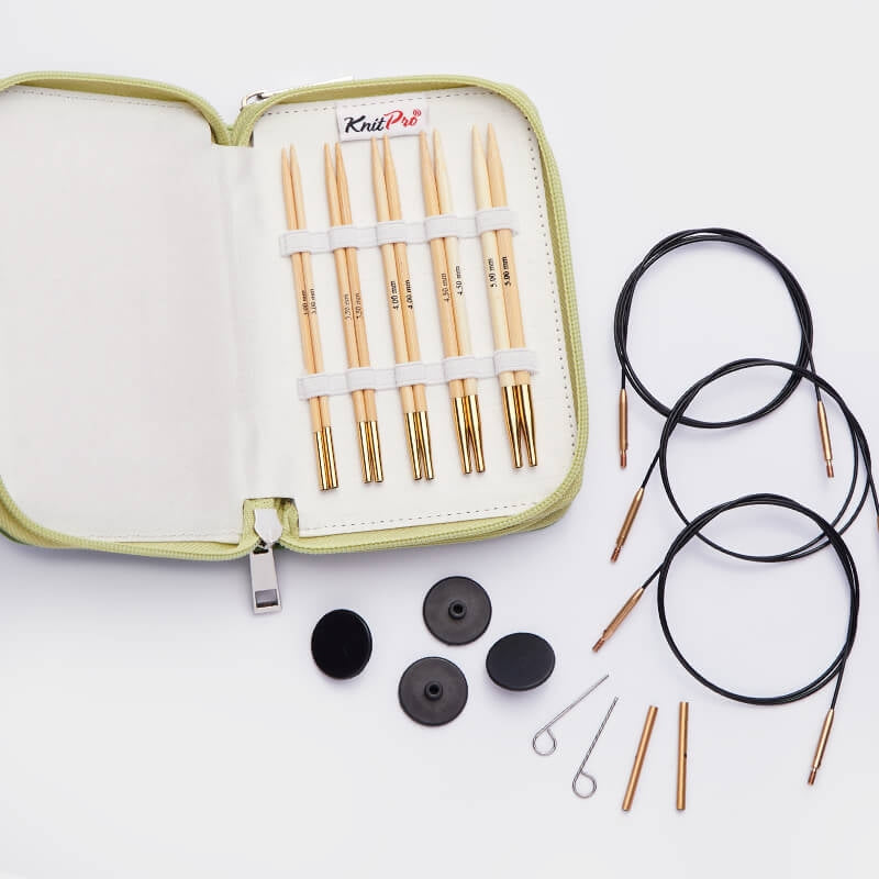 Bamboo Interchangeable Needle Starter Set