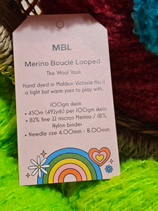 Merino Bouclé Looped 100gm skein