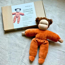 Load image into Gallery viewer, Sunshine Waldorf Doll Making Kit - Autumn Orange
