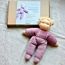 Load image into Gallery viewer, Sunshine Waldorf Doll Making Kit - Dusty Rose