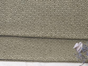 Japanese Fabric Seigaiha: Olive