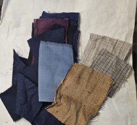 WOVEN FABRIC REMENANTS large #7
