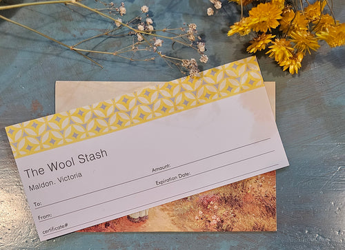 THE WOOL STASH GIFT VOUCHER
