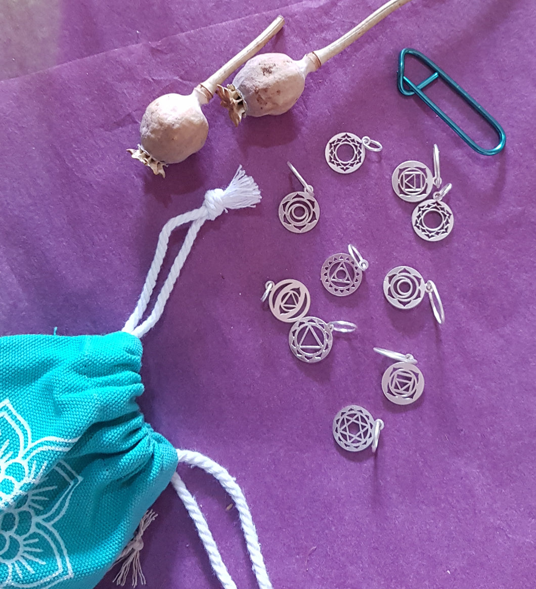 CHAKRA STITCH MARKERS