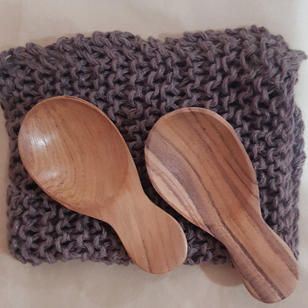 TEAK SPOONS