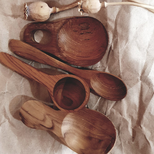 TEAK SPOONS