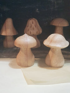 WOODEN MUSHROOMS