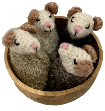 Load image into Gallery viewer, Sleepy Knitted Mice